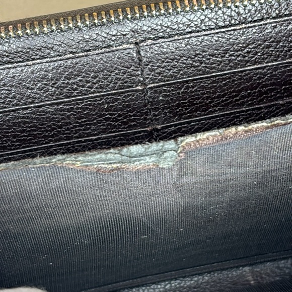 GUCCI | Queen Margaret Leather and Canvas Long Zip Around Wallet - Picture 10 of 10